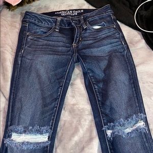 American eagle ripped jeans
